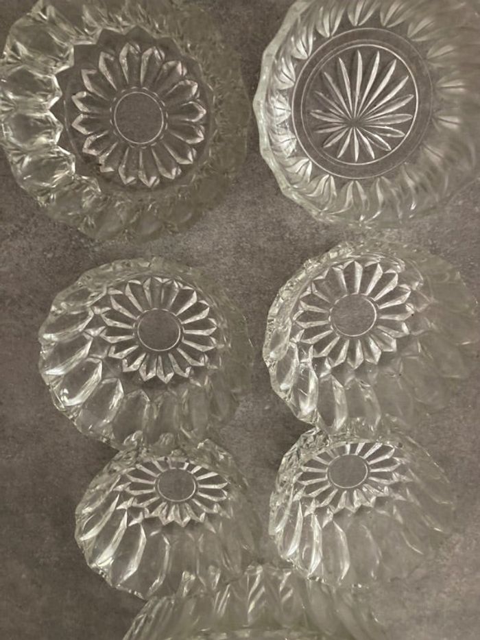 Saladier et 6 coupelles