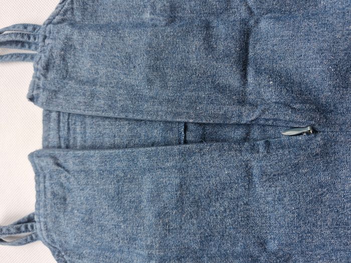 Robe bébé fille bretelles fines 6 mois 67 cm In Extenso Bleu - photo numéro 5