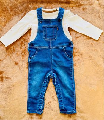 Ensemble salopette + t-shirt ml