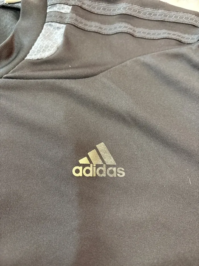 T-shirt de sport pour homme Adidas taille L noir - photo numéro 3