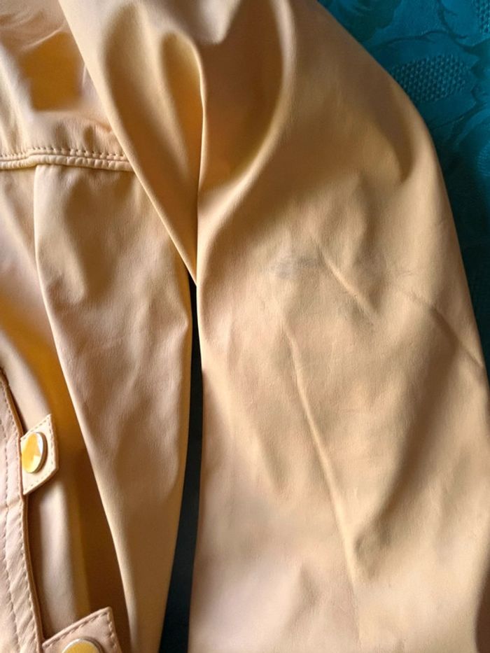 Veste imperméable jaune marinière 8 ans Sable & Mer - photo numéro 7