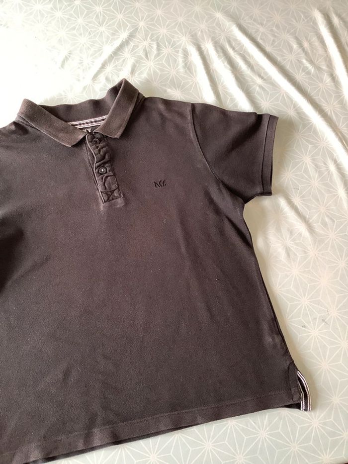 Polo manches courtes noir NKY 10 ans - photo numéro 3