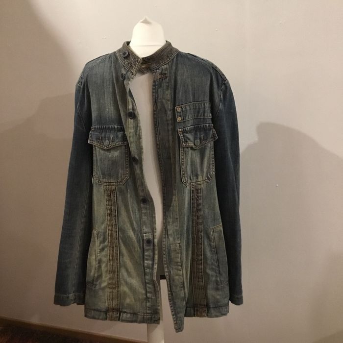 Veste mi longue en jean