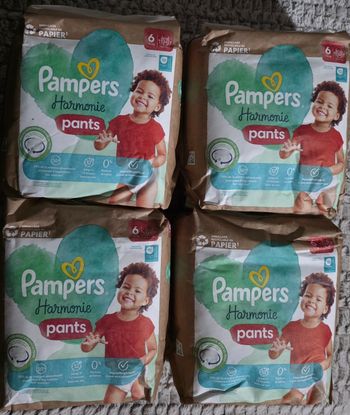 Couches Pampers Harmonie Pants taille 6x4