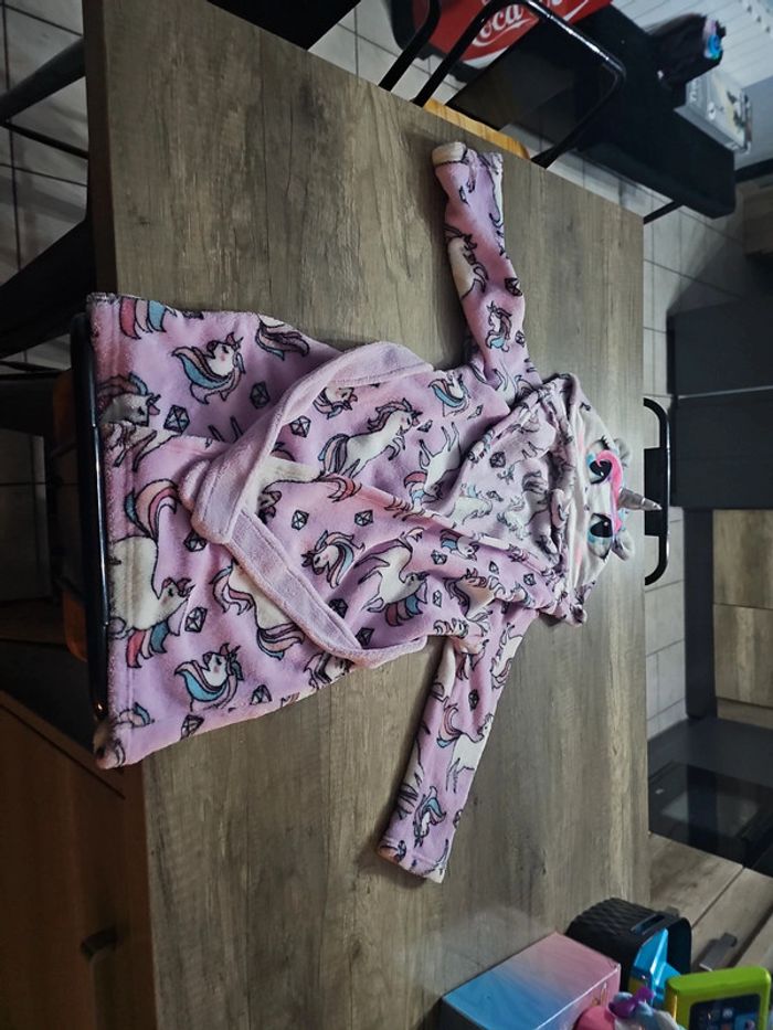 Robe de chambre / peignoir licorne taille 110 116 - photo numéro 2