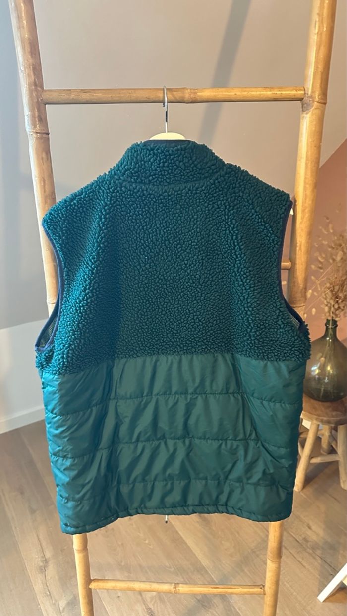 💜 Veste sans manches vert émeraude effet moutons billybelt taille M neuf 💜 - photo numéro 6