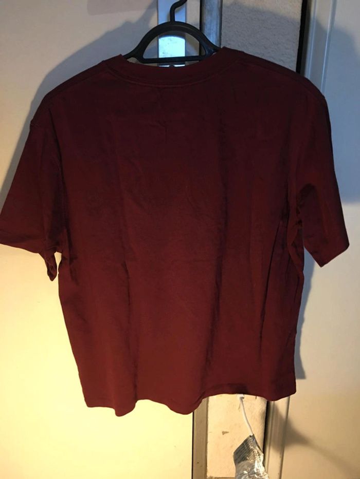 T-shirt bordeaux - photo numéro 3
