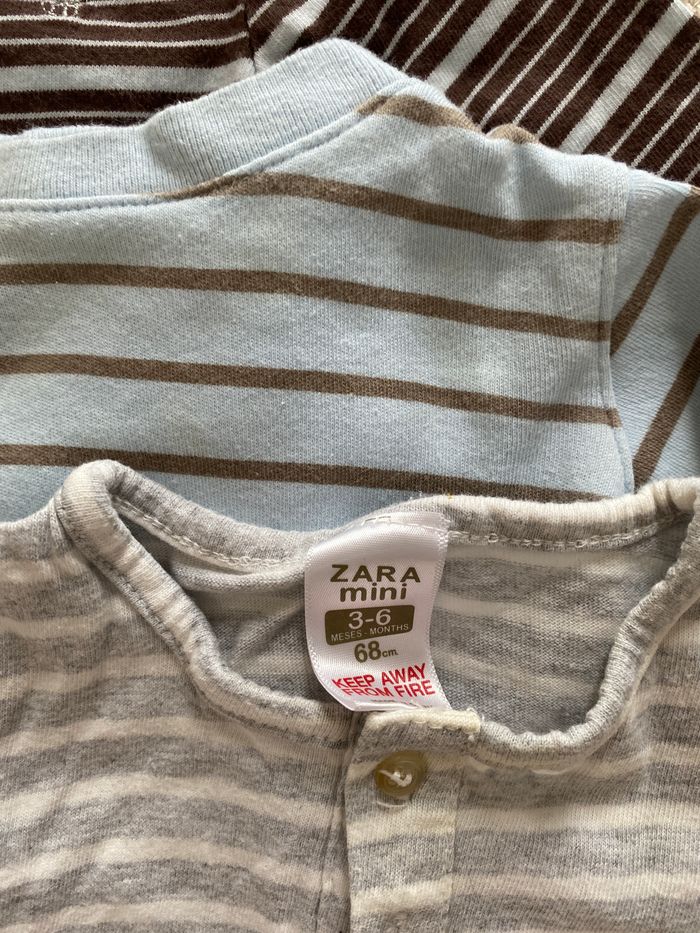 Lot 3 tee short manches longues 6 mois - photo numéro 2