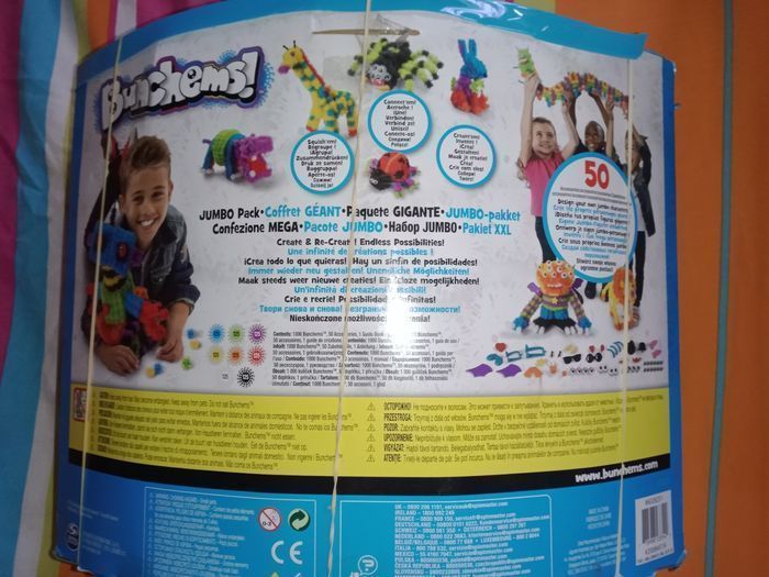 Bunchems COMPLET jumbo coffret géant 1000+ pièces avec notice - photo numéro 5