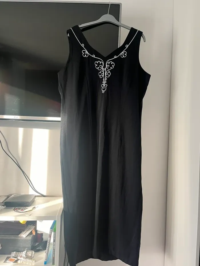 Robe longue noir