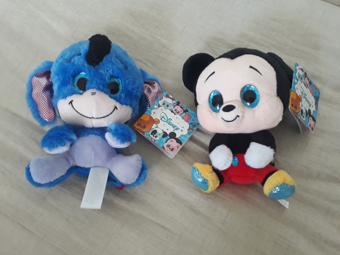 Peluches Mickey et Bouriquet - Disney