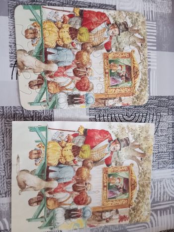 4 puzzles anciens