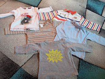 Lot de 5 tee-shirts manches longues 6 mois