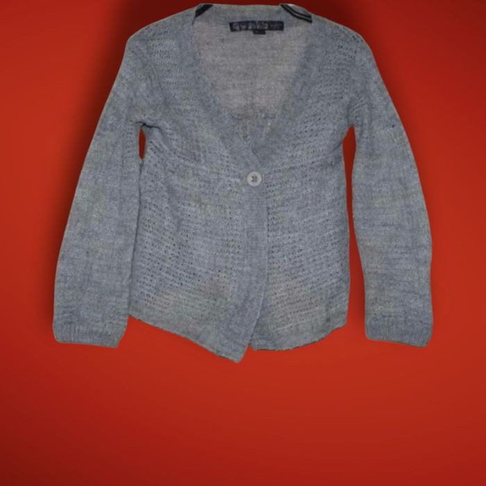 gilet gris fille 3 ans