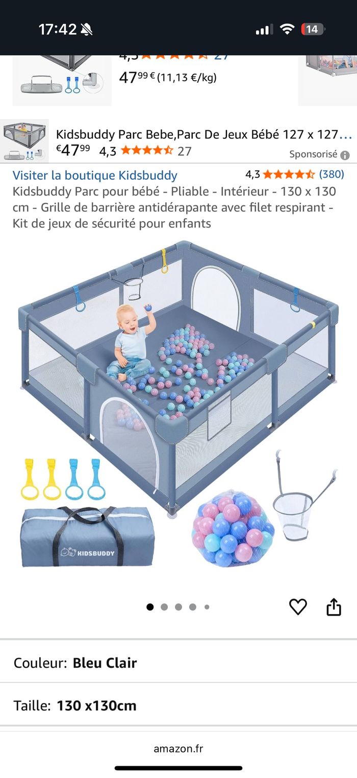 Parc pour enfant