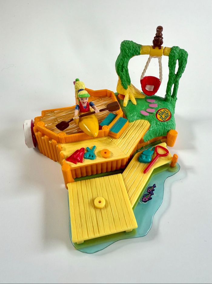 Polly Pocket Canoë Fun 1998 – Personnage + Canoë - photo numéro 5