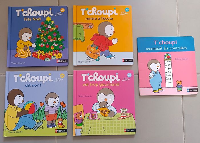 Lot de livres de T'choupi à lire et à écouter