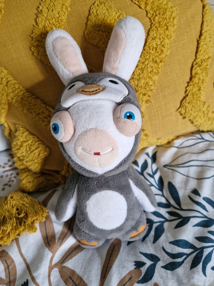 Peluche lapin crétin Gipsy NEUF
