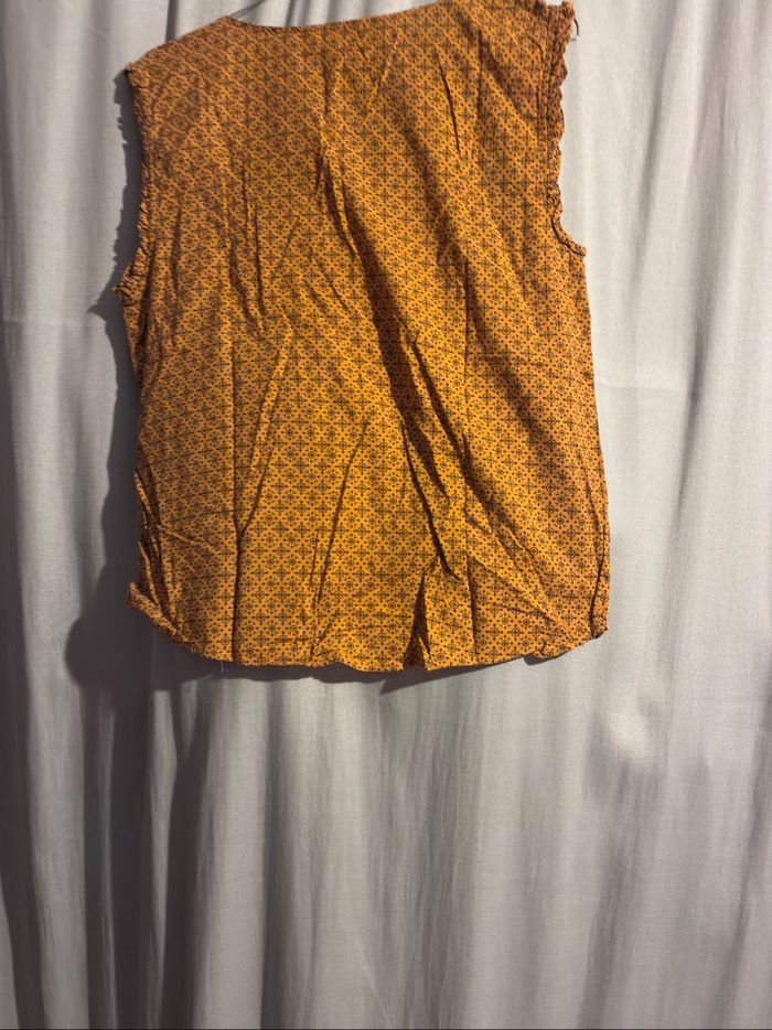 Blouse débardeur femme à motifs - photo numéro 2