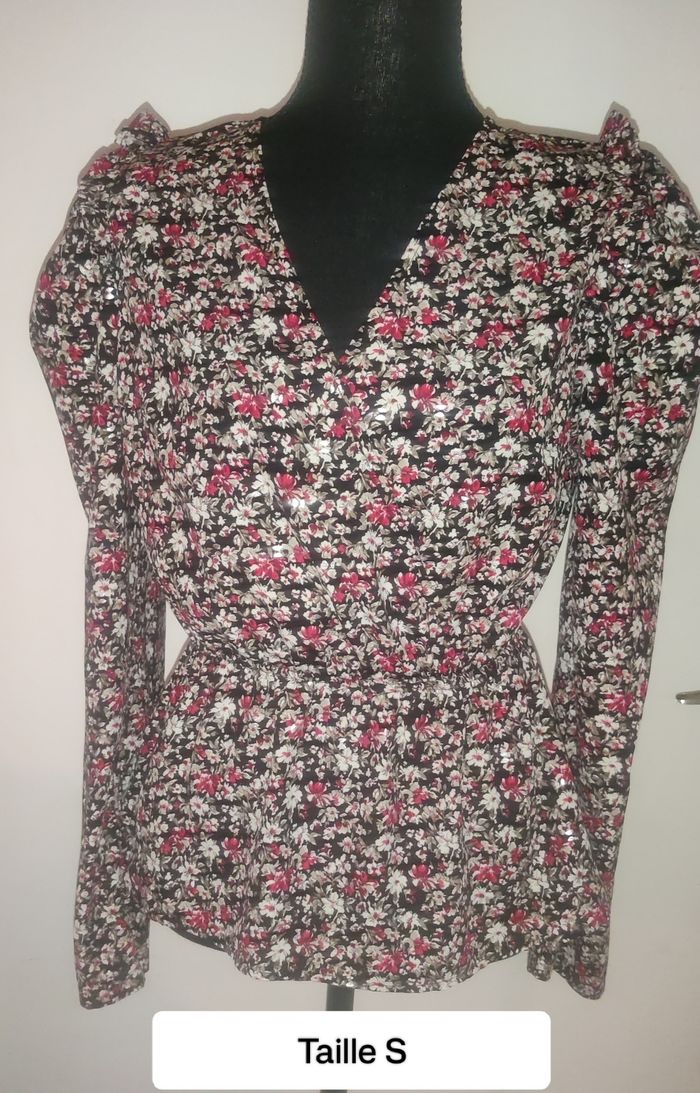 Blouse fleurs