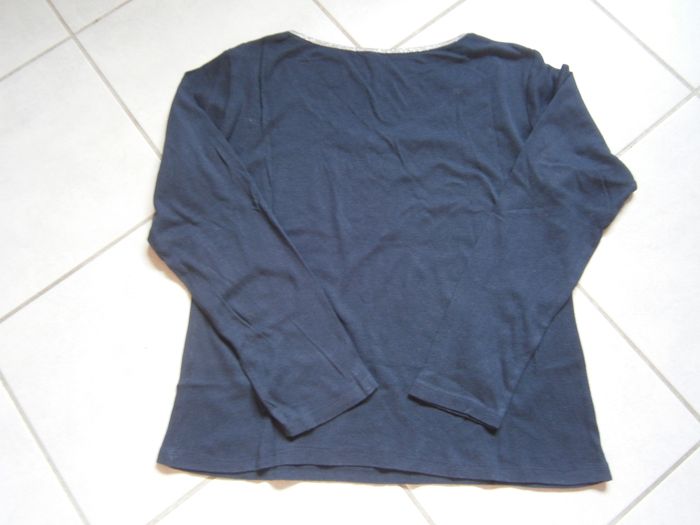 Tee-shirt ML bleu marine ANNA KAREL Taille L/40 - photo numéro 4