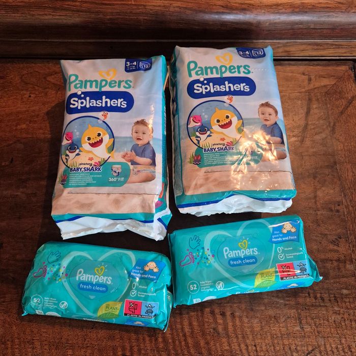 Splasher Pampers couche piscine et lingette - photo numéro 2