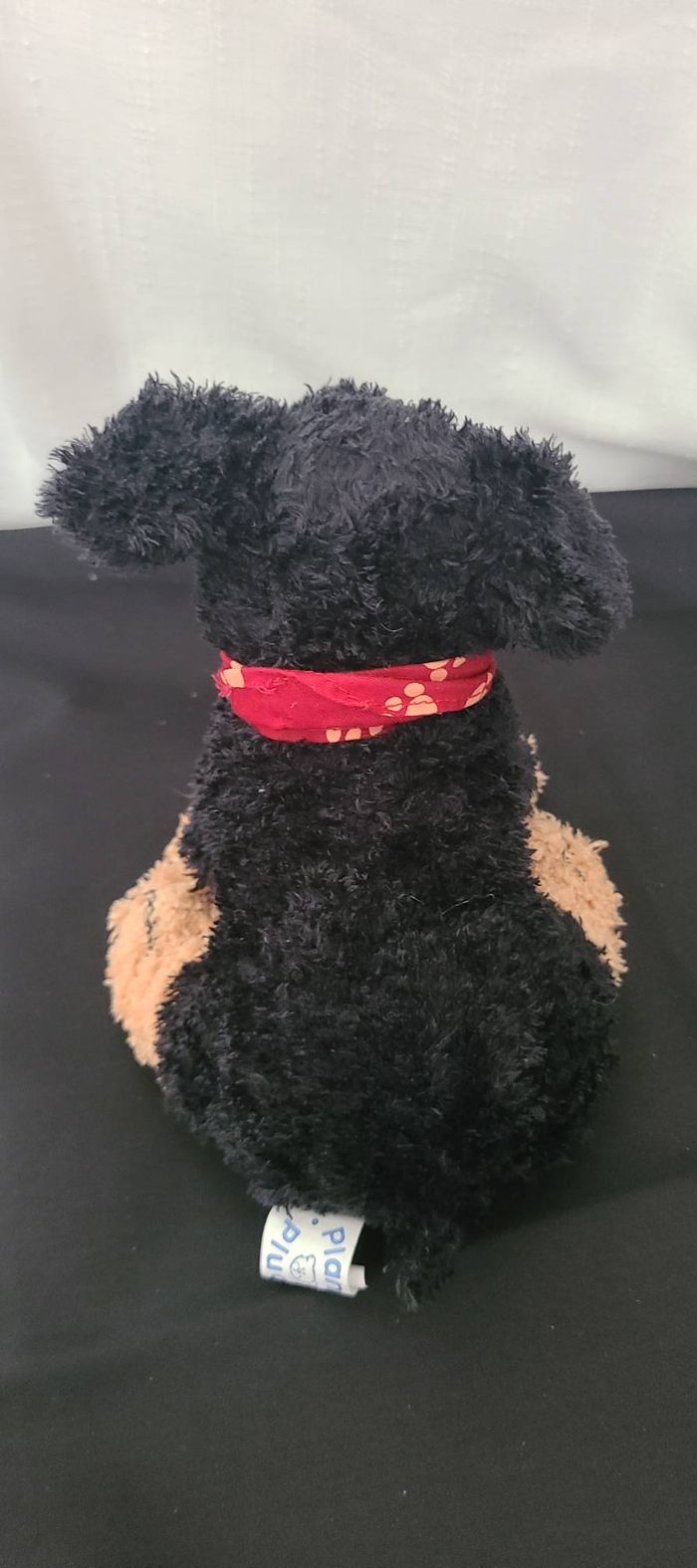 Peluche Chien noir et marron - photo numéro 4