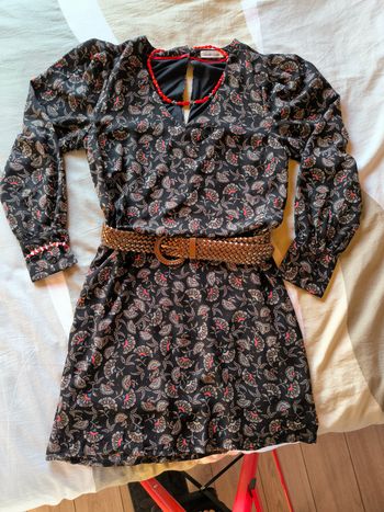 Robe noire à motifs Cache Cache XS