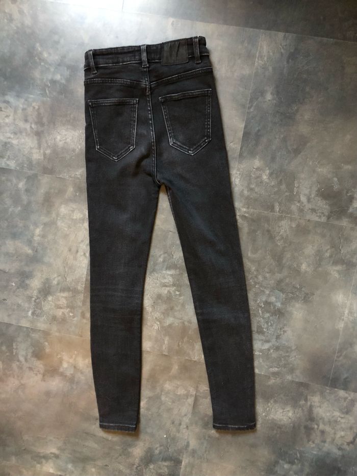 Jeans noir skinny bien strech 34 Zara - photo numéro 3