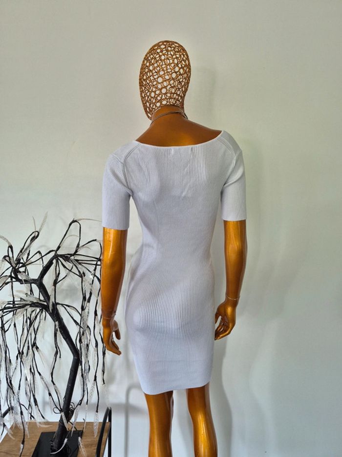 Robe Courte Femme Blanche - photo numéro 2