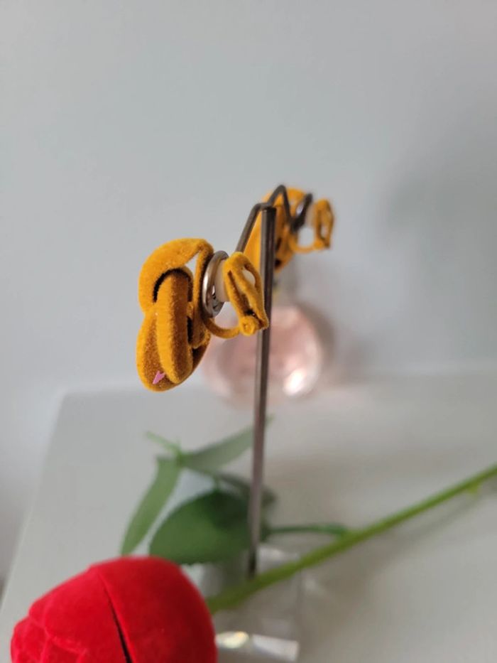 Clips tout doux jaune moutarde - photo numéro 4