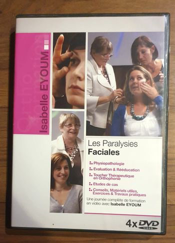 4 DVD formation d’I. EYOUM sur les paralysies faciales