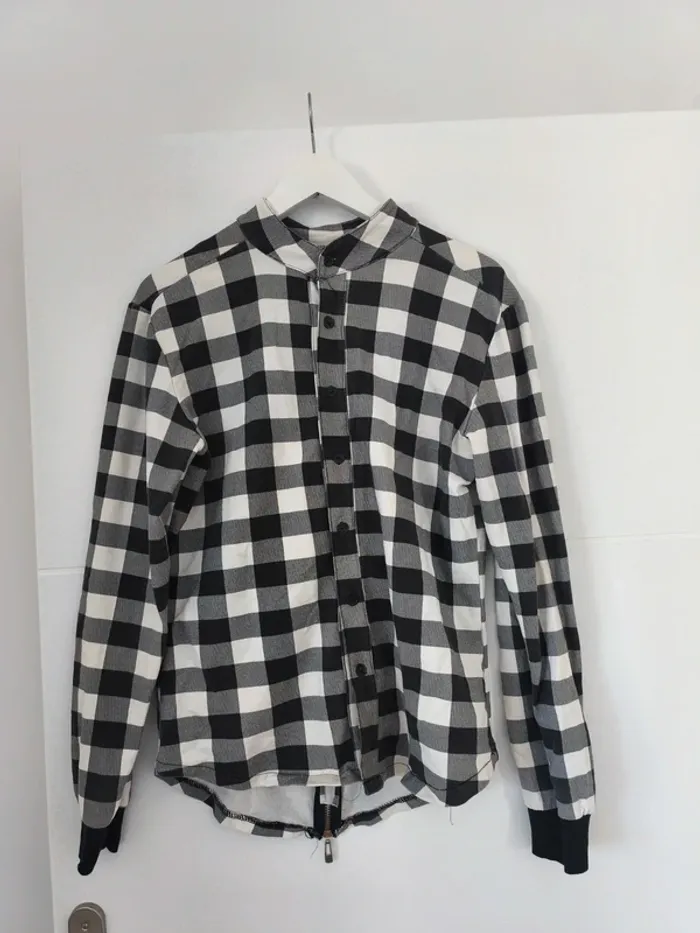 Chemise homme à carreaux
