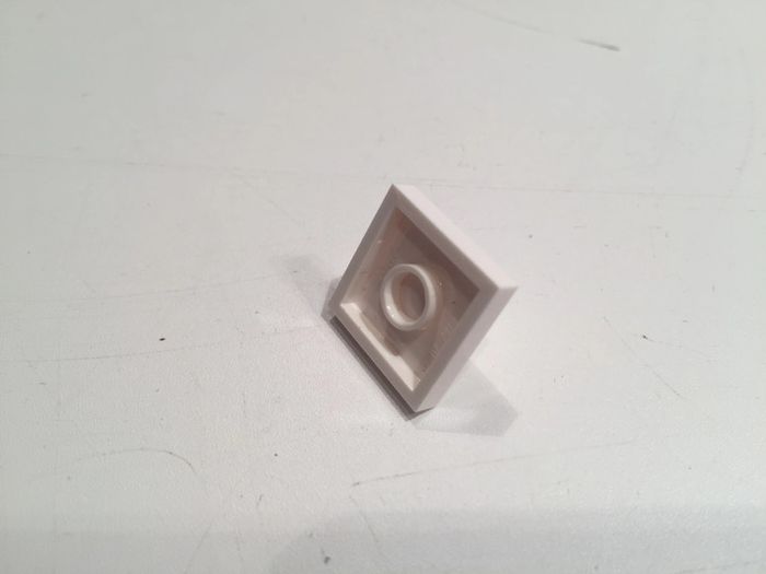 lot x2 pièce plate 2X2 vertical snap 246001 Lego city la prison en haute mer 60130 #A14 - photo numéro 2