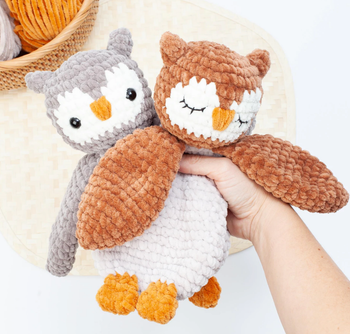 🦉🧶 Doudou Chouette – Crochet fait main