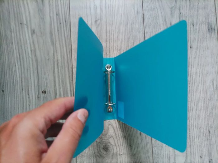 Petit classeur pour fiches bristol (A5) neuf - photo numéro 4