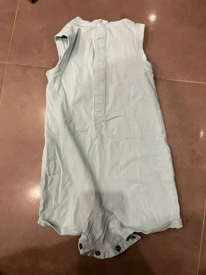 Combishort garçon 36 mois bleu - photo numéro 3