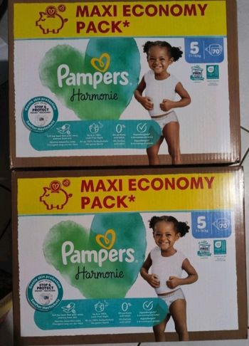 Couches pampers harmonie taille 5