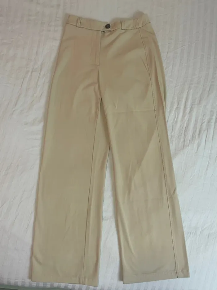 Pantalon fluide wide leg
