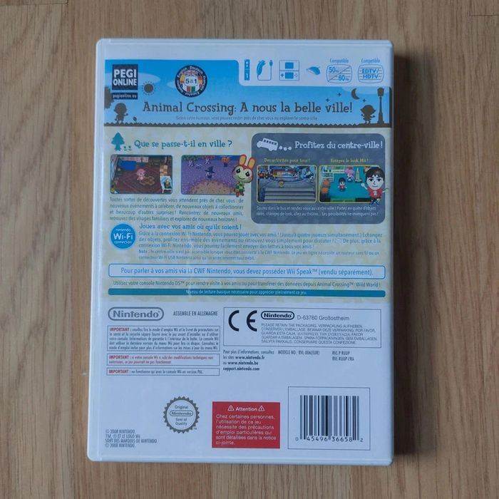 Animal crossing Let's Go to the city wii - photo numéro 2
