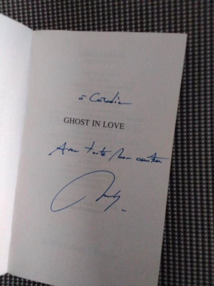Livre Ghost in love de Marc Lévy dédicacer - photo numéro 2