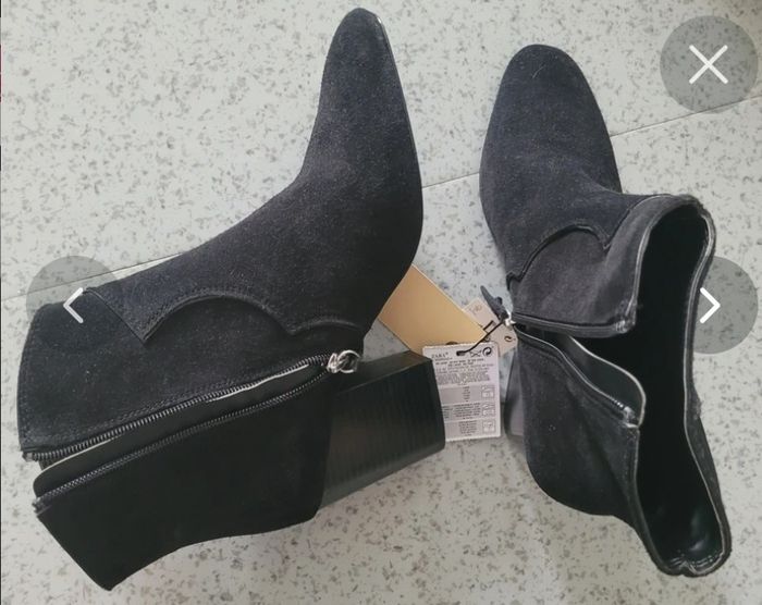 Boots Zara 41 noir neuf