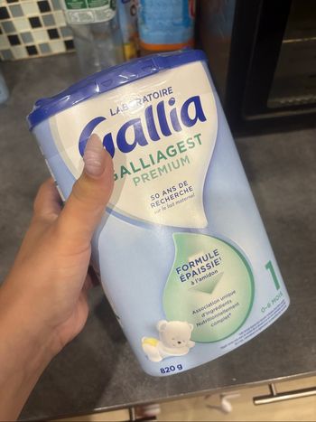 Lait galliagest premier âge