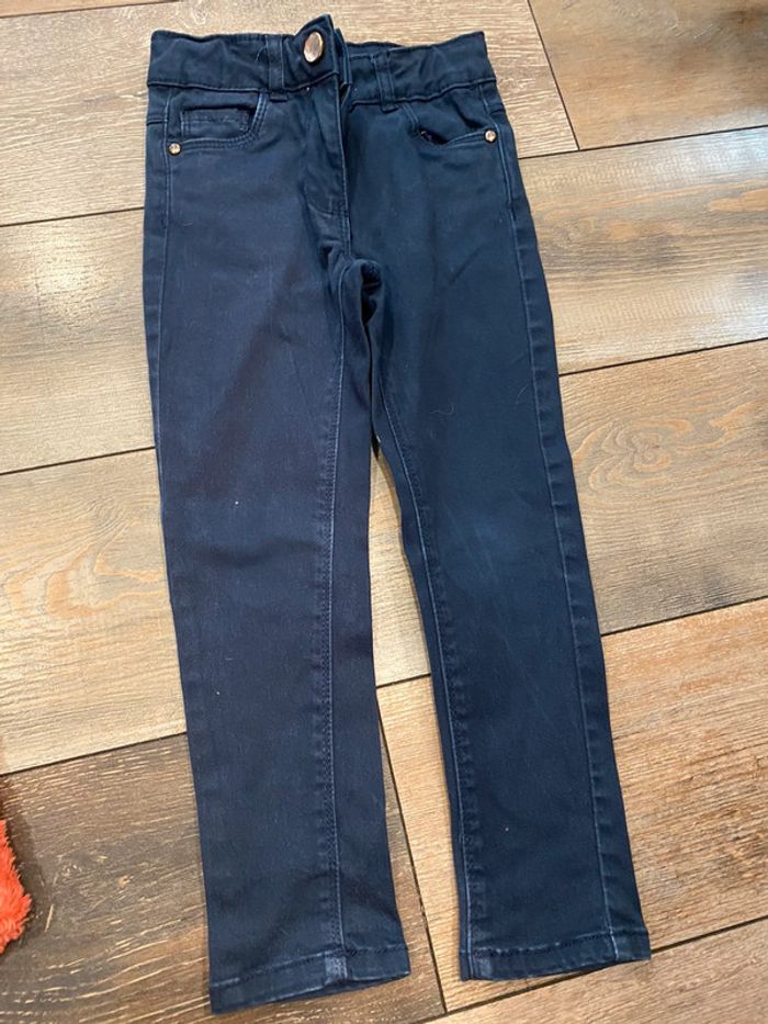 Jeans bleu marine Orchestra 3 ans fille