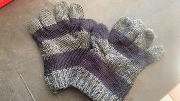 Gants en laine 7/8 ans