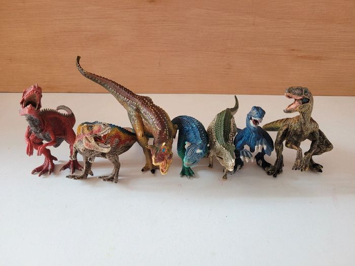 Lot de 7 figurines dinosaures Schleich - photo numéro 3