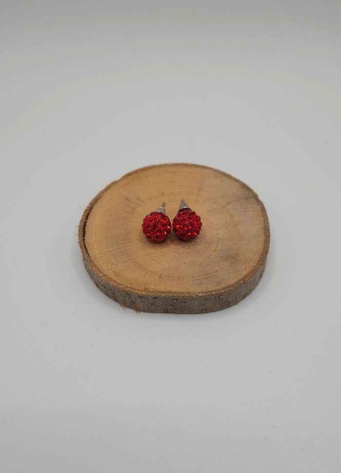 Boucle d'oreille shamballa