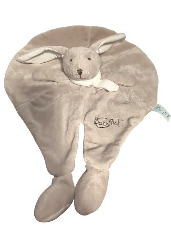 Doudou lapin 🐰 plat beige Babynat