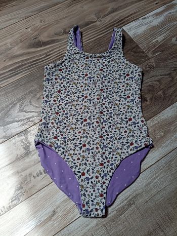 Maillot de bain 1 pièce réversible Kiabi taille 8 ans
