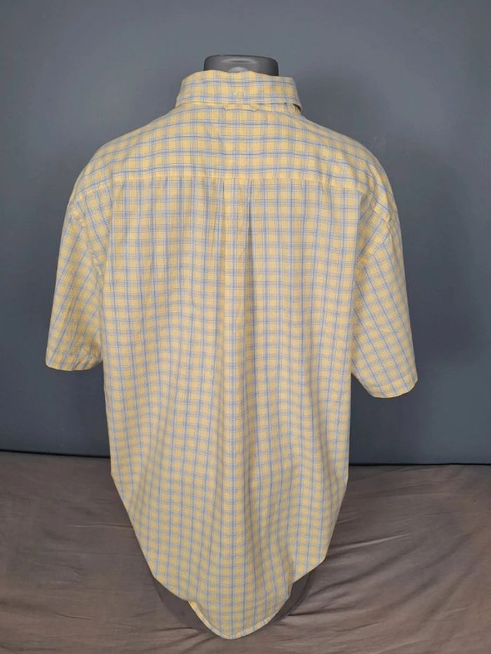 Chemise tommy hilfiger vintage homme jaune a carreaux - taille XL / brodé (499) - photo numéro 5